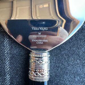 Vera Wang Wedgwood Silver Stainless Steel Cake Server and Knife ✨